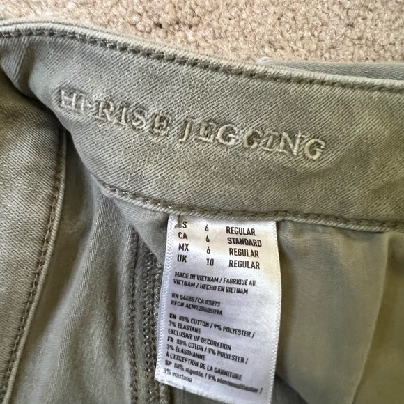 American Eagle High Rise Jegging - Green - Picture 3 of 4